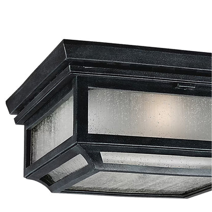 Shepherd Outdoor Flush Mount Ceiling Light in Detail.