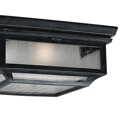 Shepherd Outdoor Flush Mount Ceiling Light in Detail.