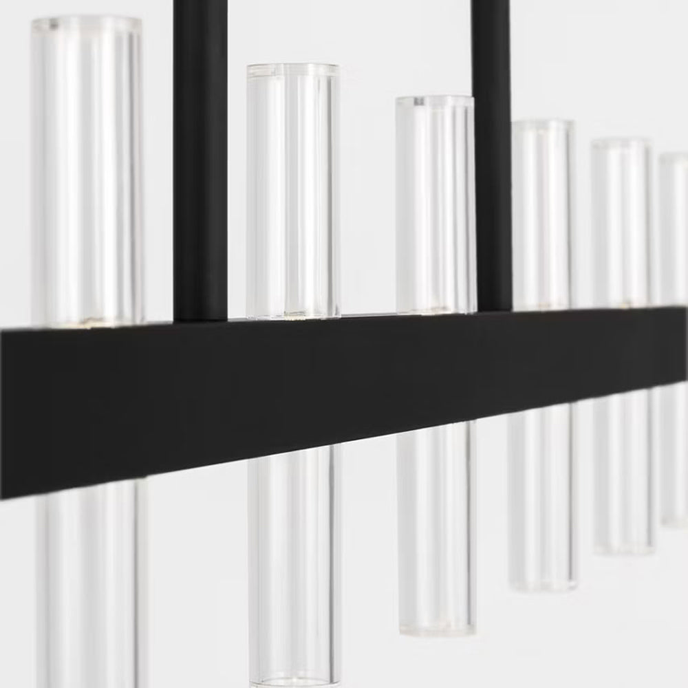 Silas LED Linear Chandelier in Detail.