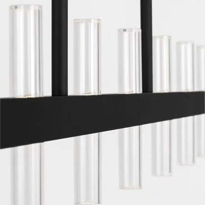 Silas LED Linear Chandelier in Detail.