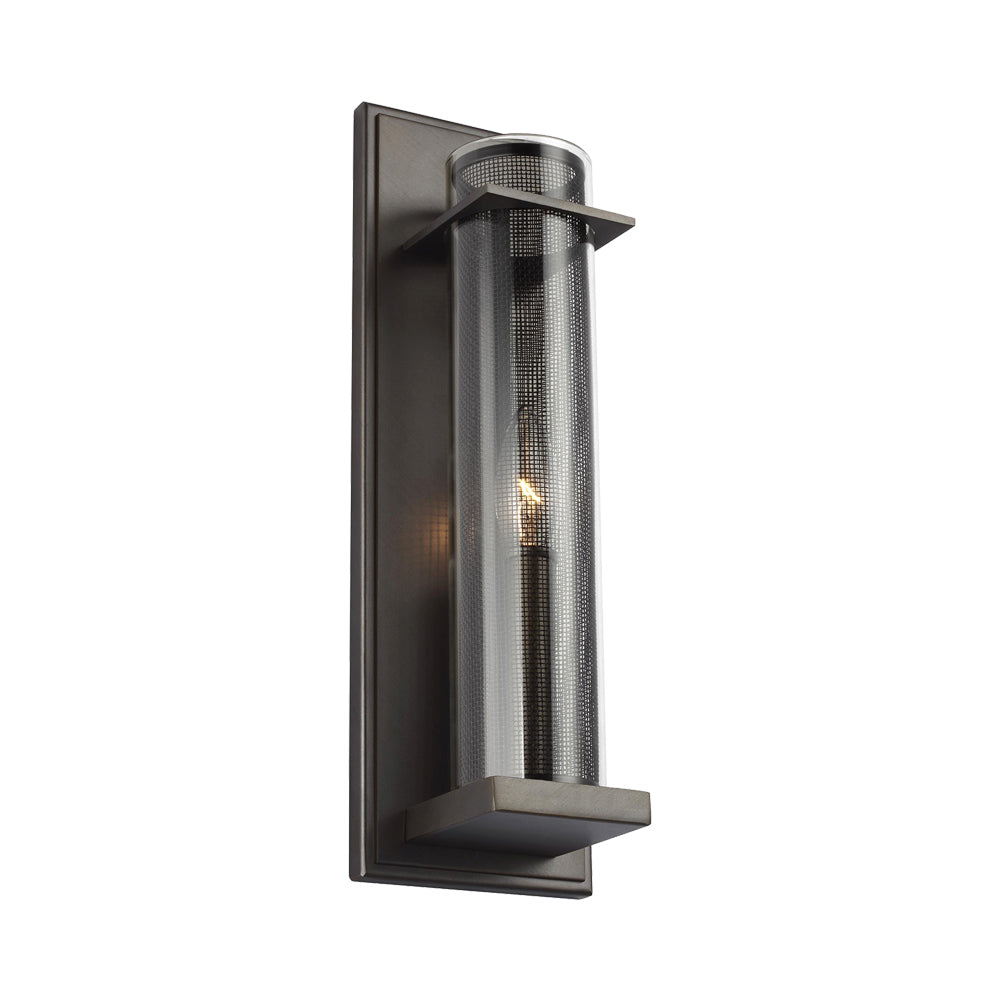 Silo Bath Wall Light in Antique Bronze.