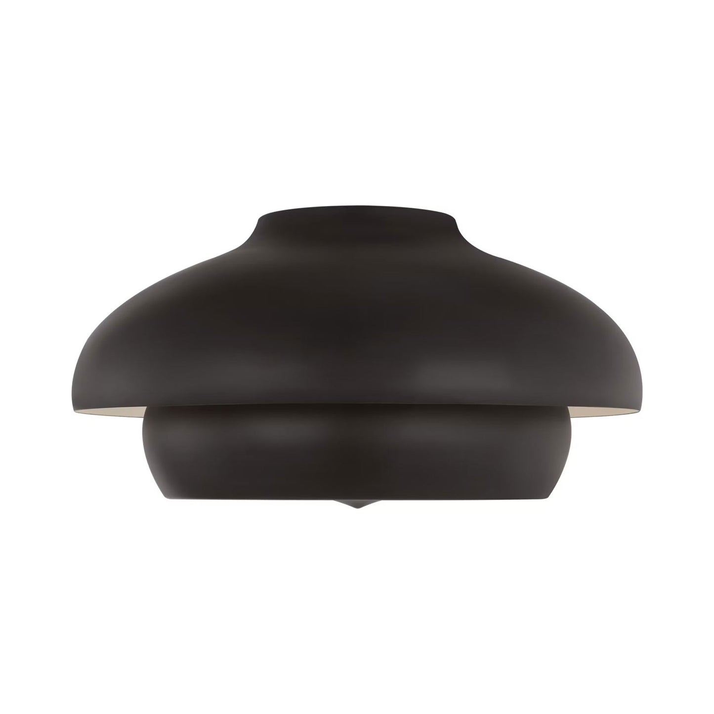 Solene Flush Mount Ceiling Light in Aged Iron.