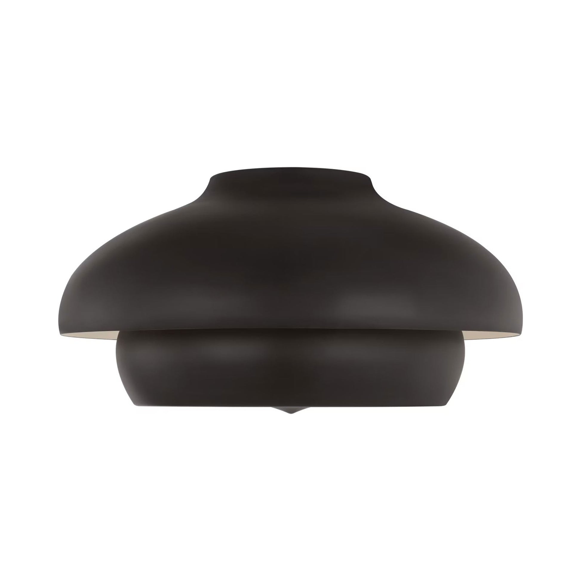 Solene Flush Mount Ceiling Light in Aged Iron.