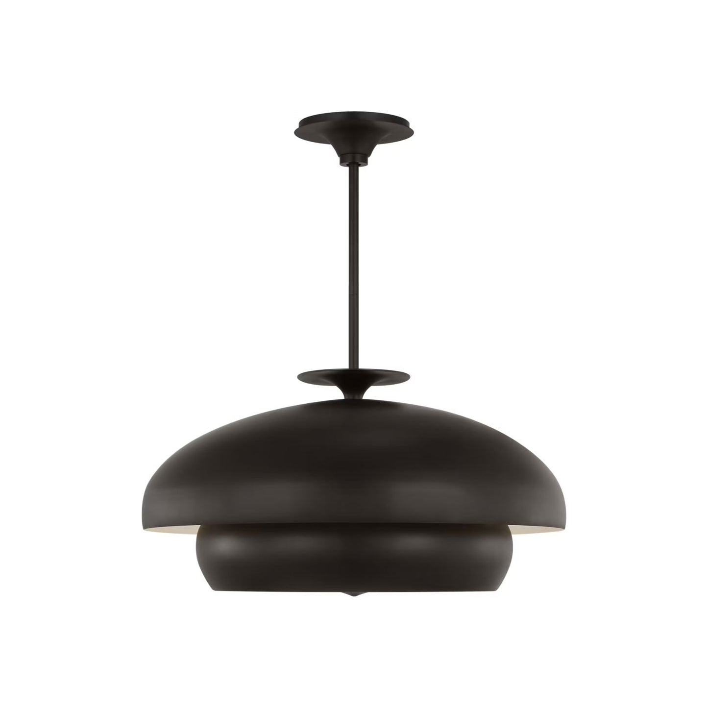 Solene Pendant Light in Aged Iron (24-Inch).