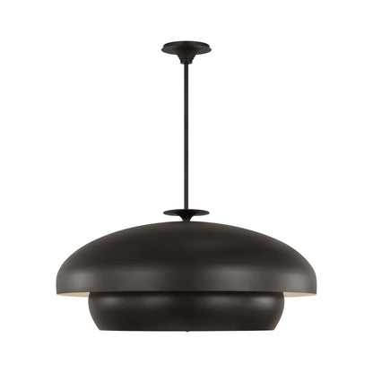 Solene Pendant Light in Aged Iron (36-Inch).