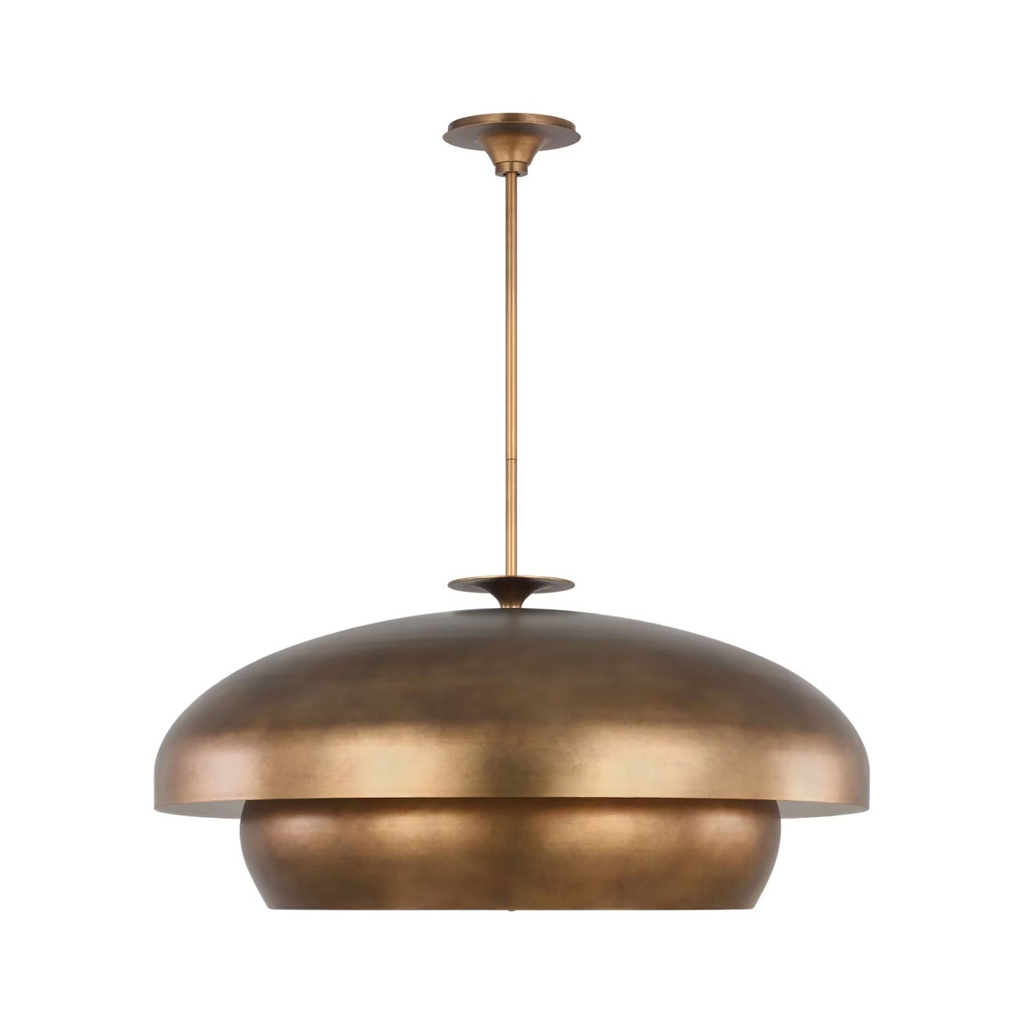 Solene Pendant Light in Vintage Gild (36-Inch).