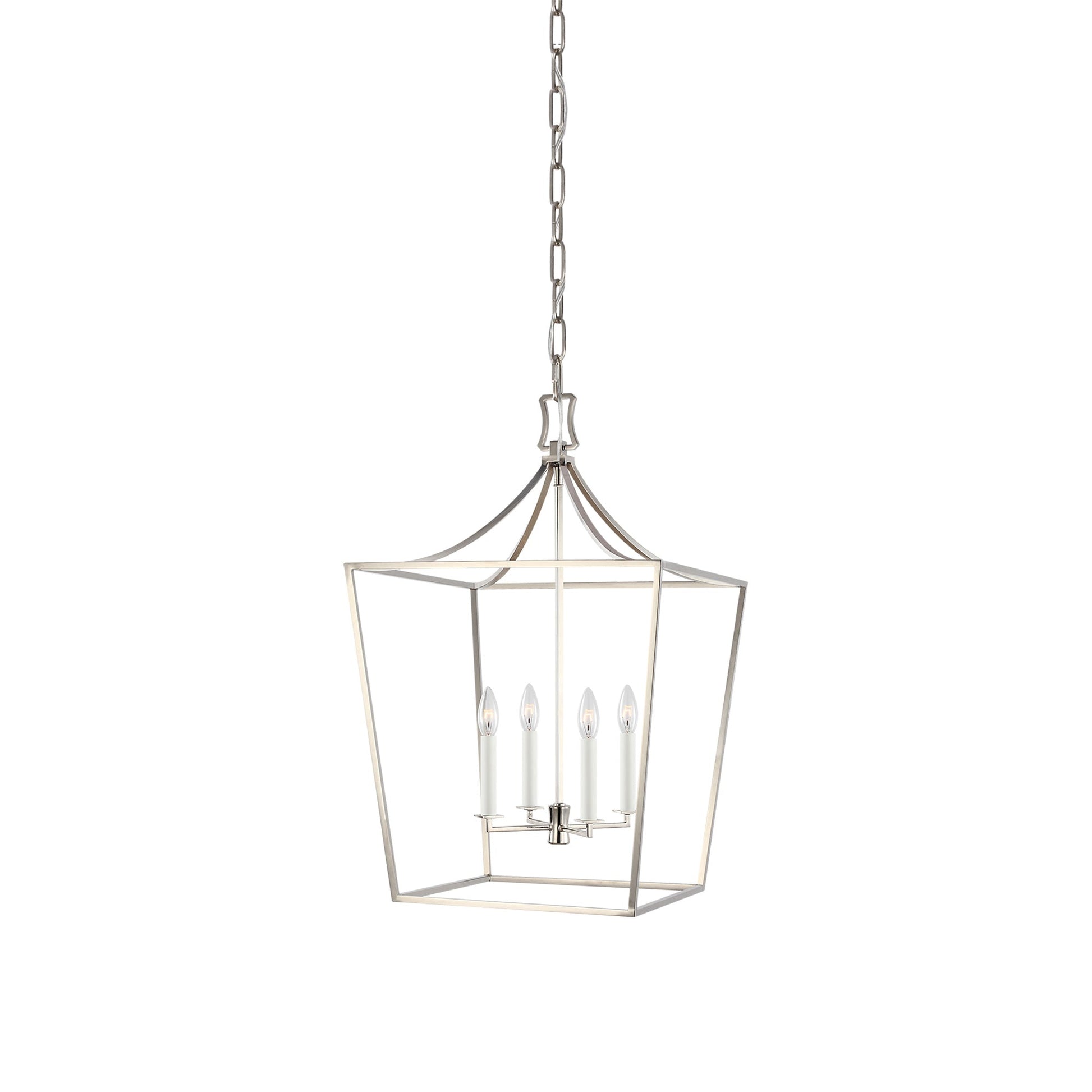 Southold Chandelier in Polished Nickel (Large).