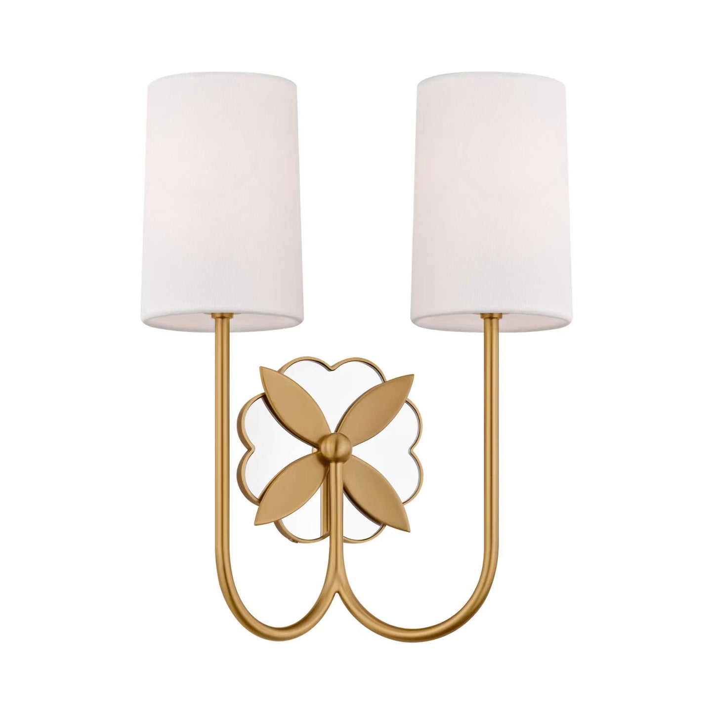 Spencer Wall Light in Burnished Brass (2-Light).