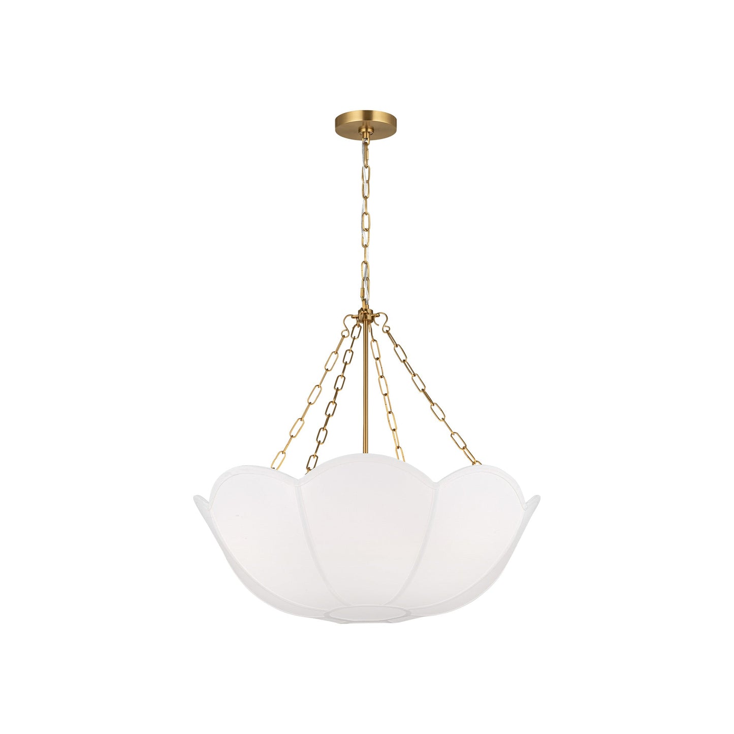 Stassi Chandelier in Burnished Brass (Small).