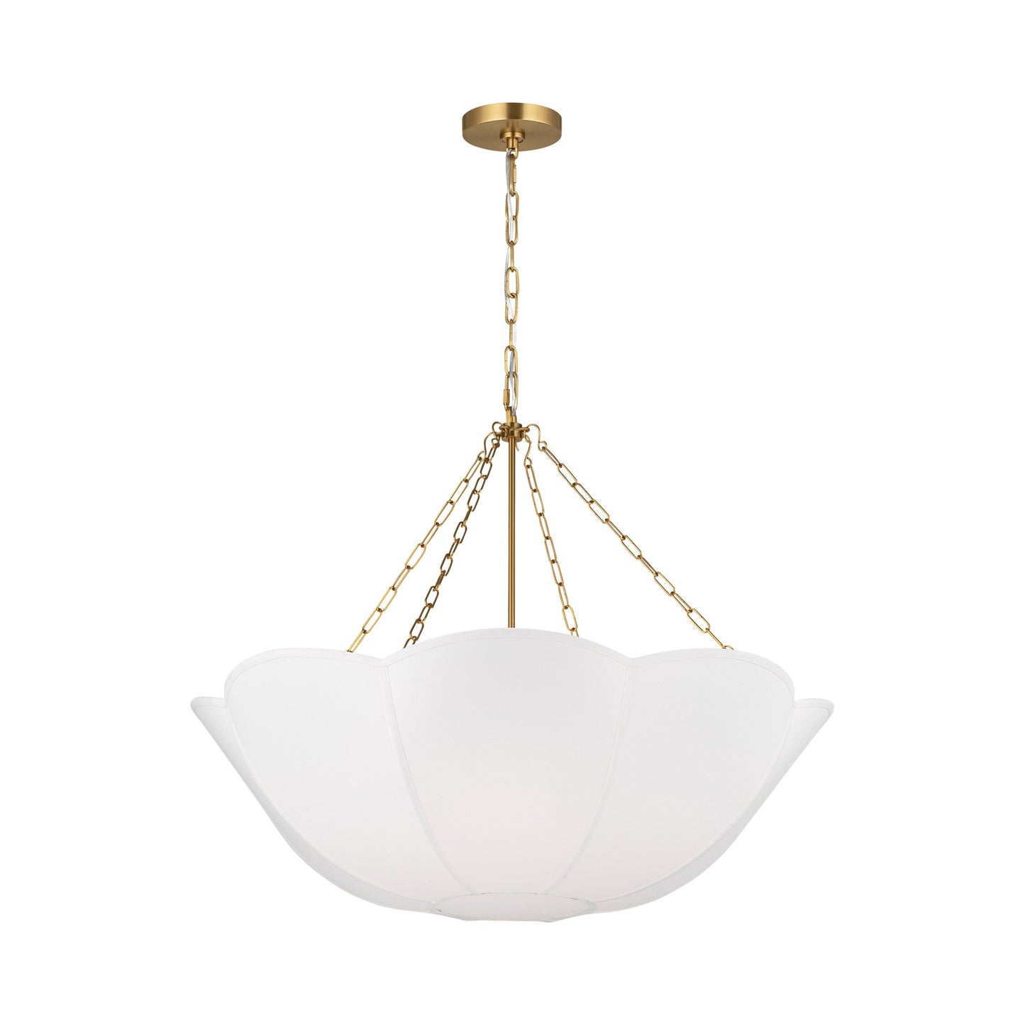 Stassi Chandelier in Burnished Brass (Medium).