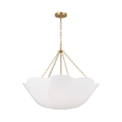 Stassi Chandelier in Burnished Brass (Medium).