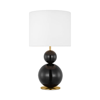 Suki Table Lamp in Gloss Black.