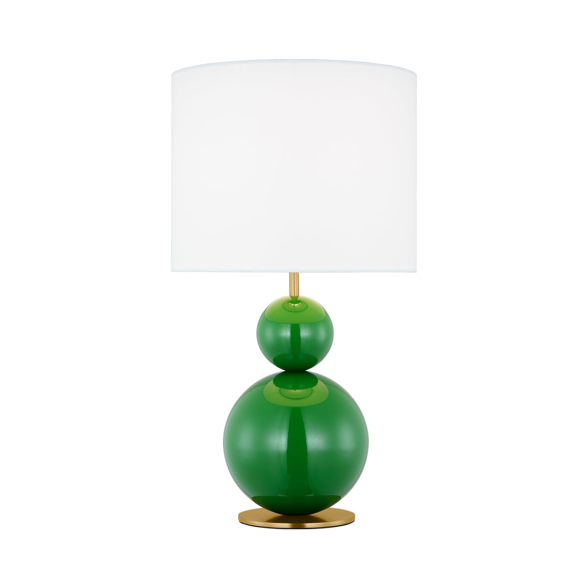 Suki Table Lamp in Green.