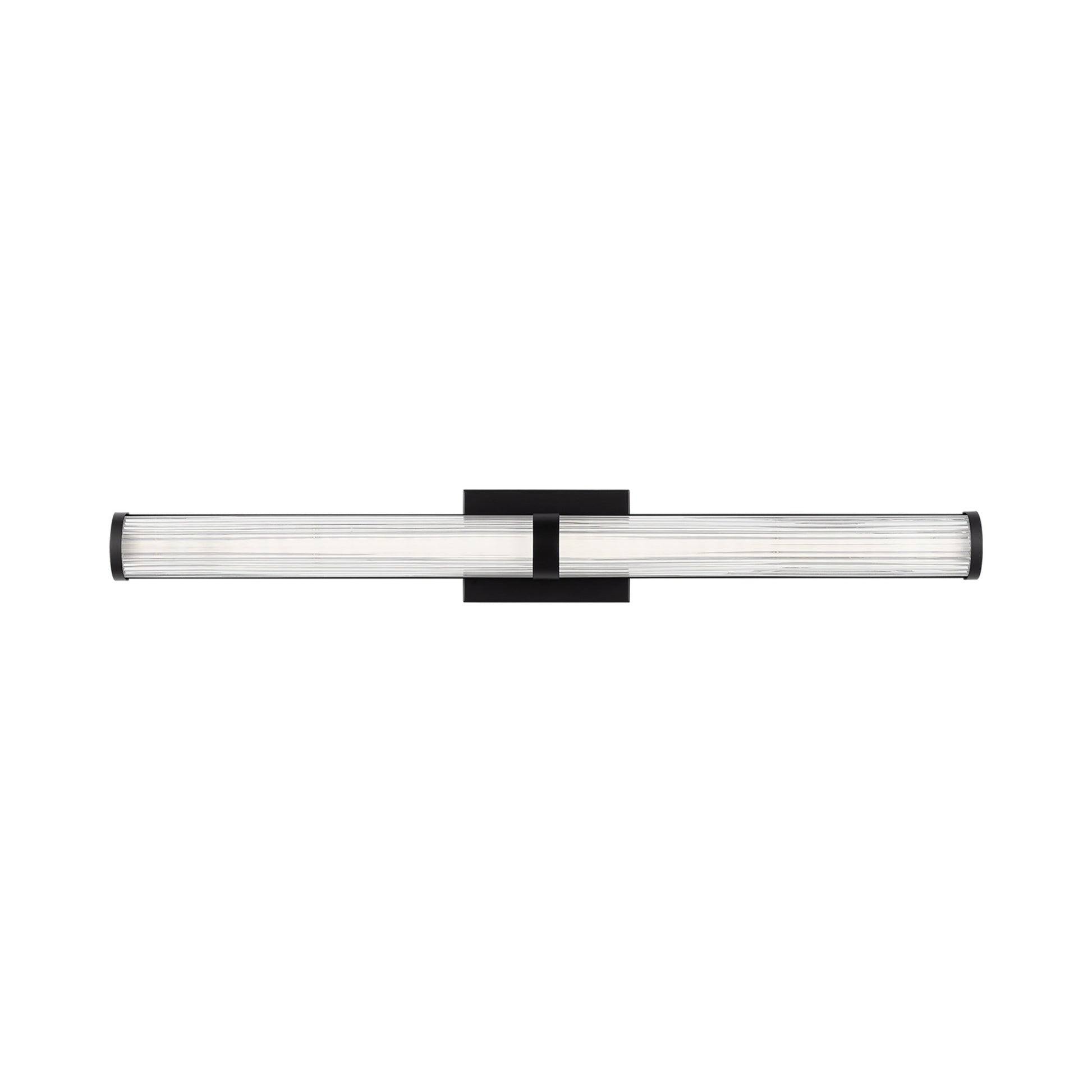 Syden LED Bath Wall Light in Midnight Black (Large).