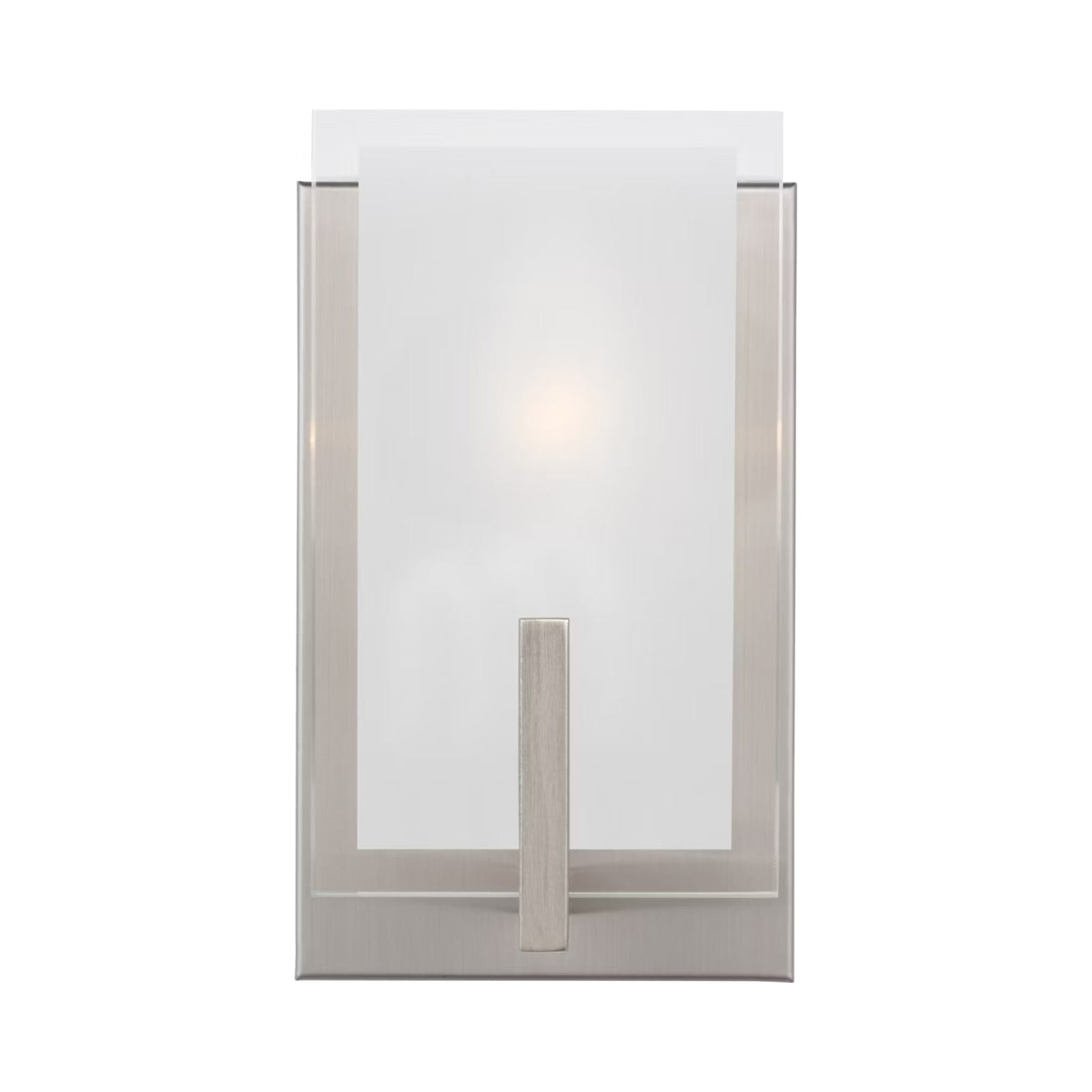 Syll Bath Wall Light in Brushed Nickel (1-Light).