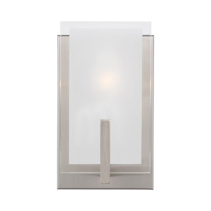 Syll Bath Wall Light in Brushed Nickel (1-Light).