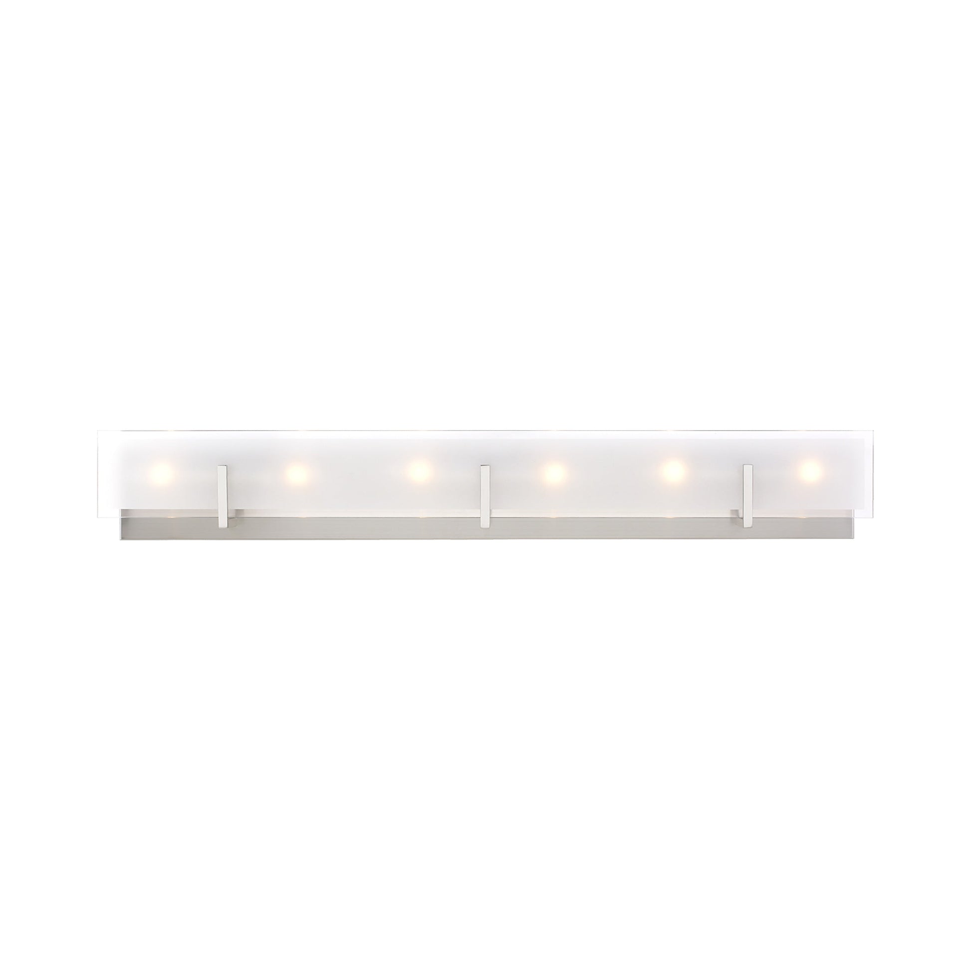 Syll Bath Wall Light in Brushed Nickel (6-Light).