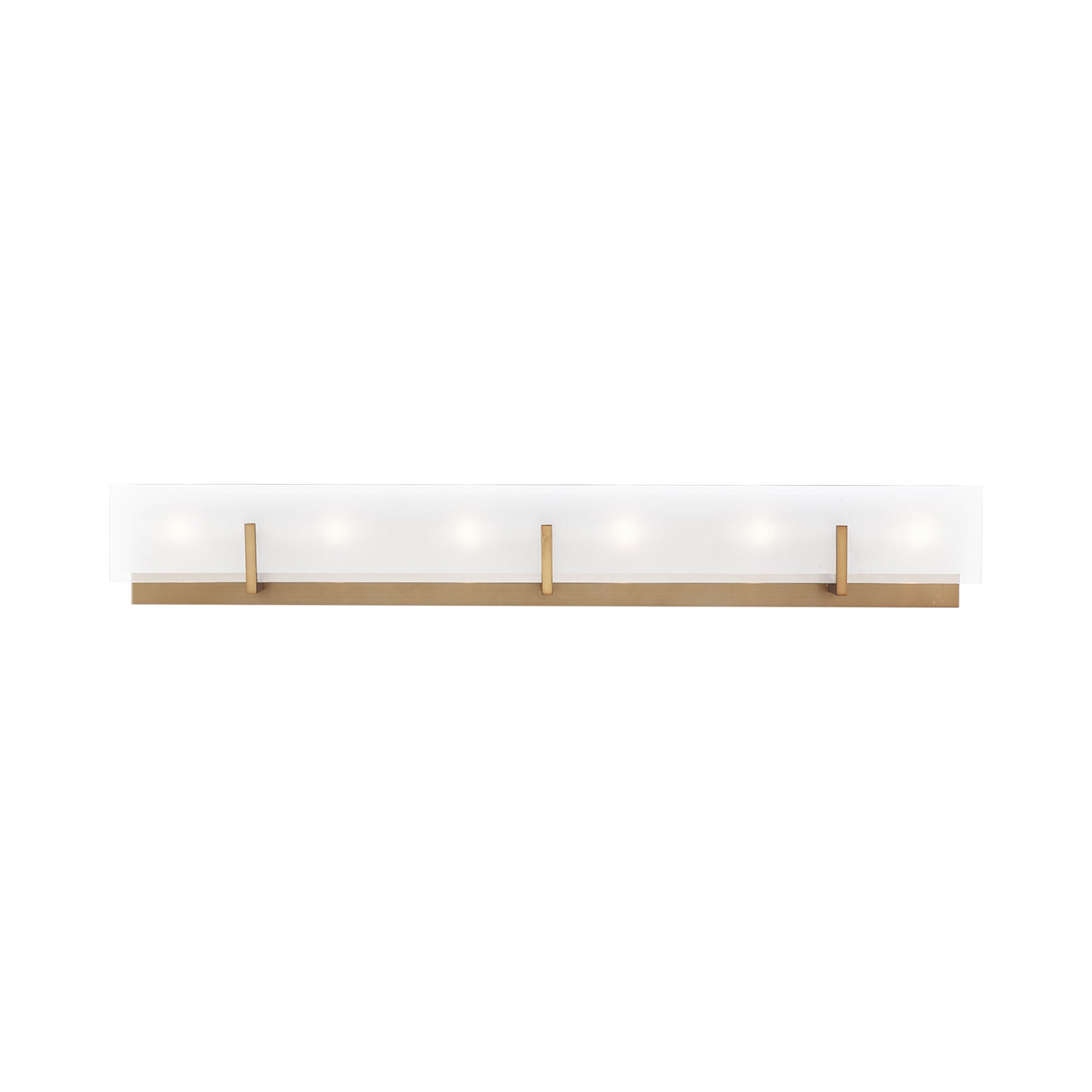 Syll Bath Wall Light in Satin Brass (6-Light).