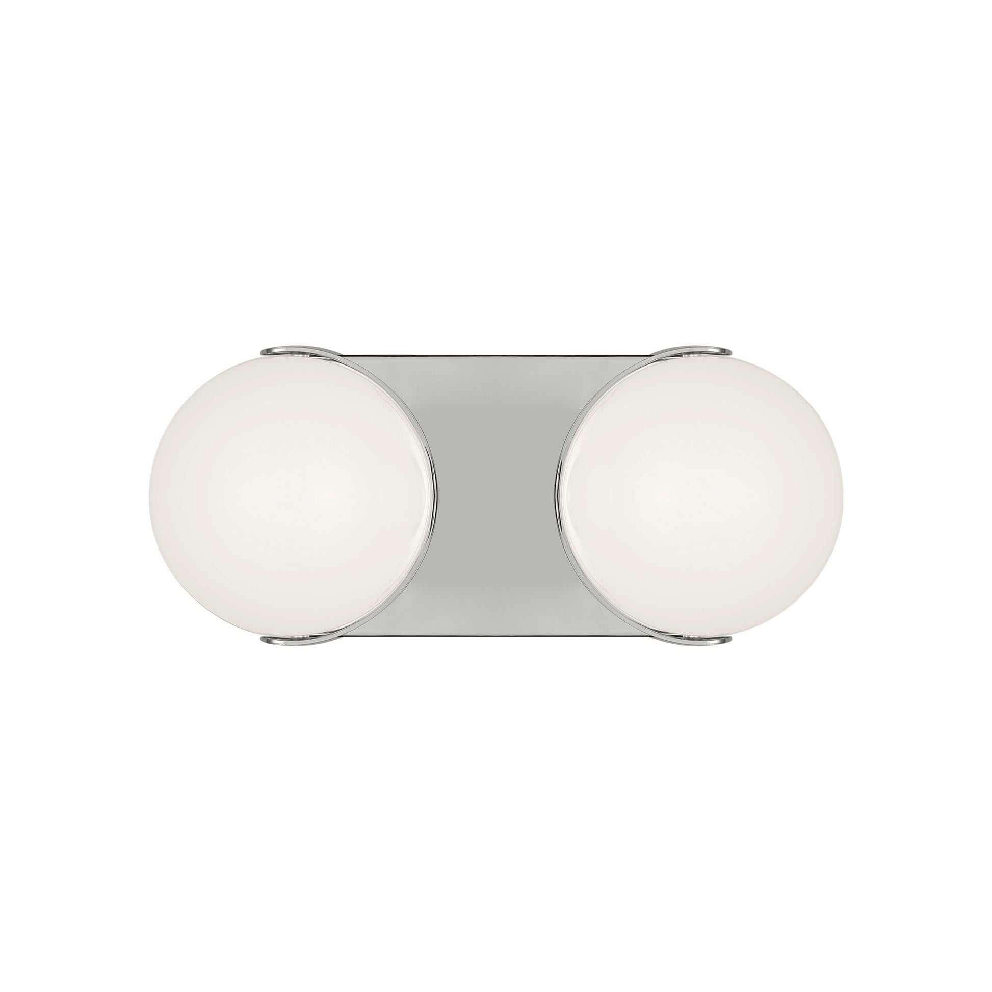 Syrie LED Bath Vanity Light in Polished Nickel (Medium).