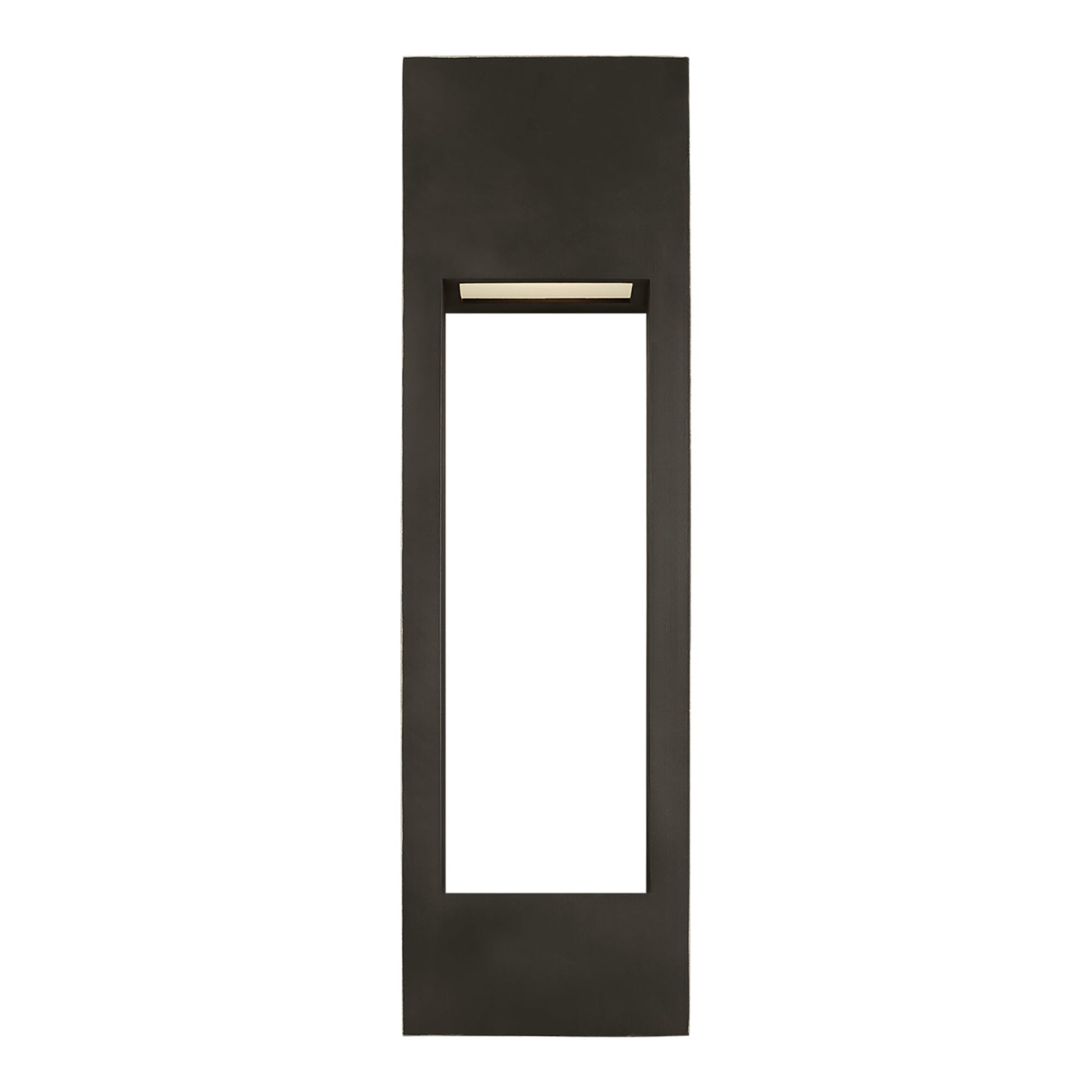 Testa Outdoor LED Wall Light in Antique Bronze (X-Large).