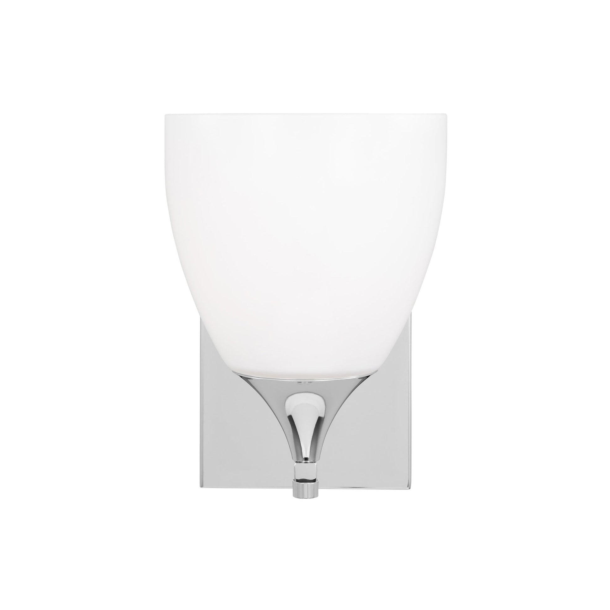 Toffino Bath Wall Light in Chrome (Milk Glass).