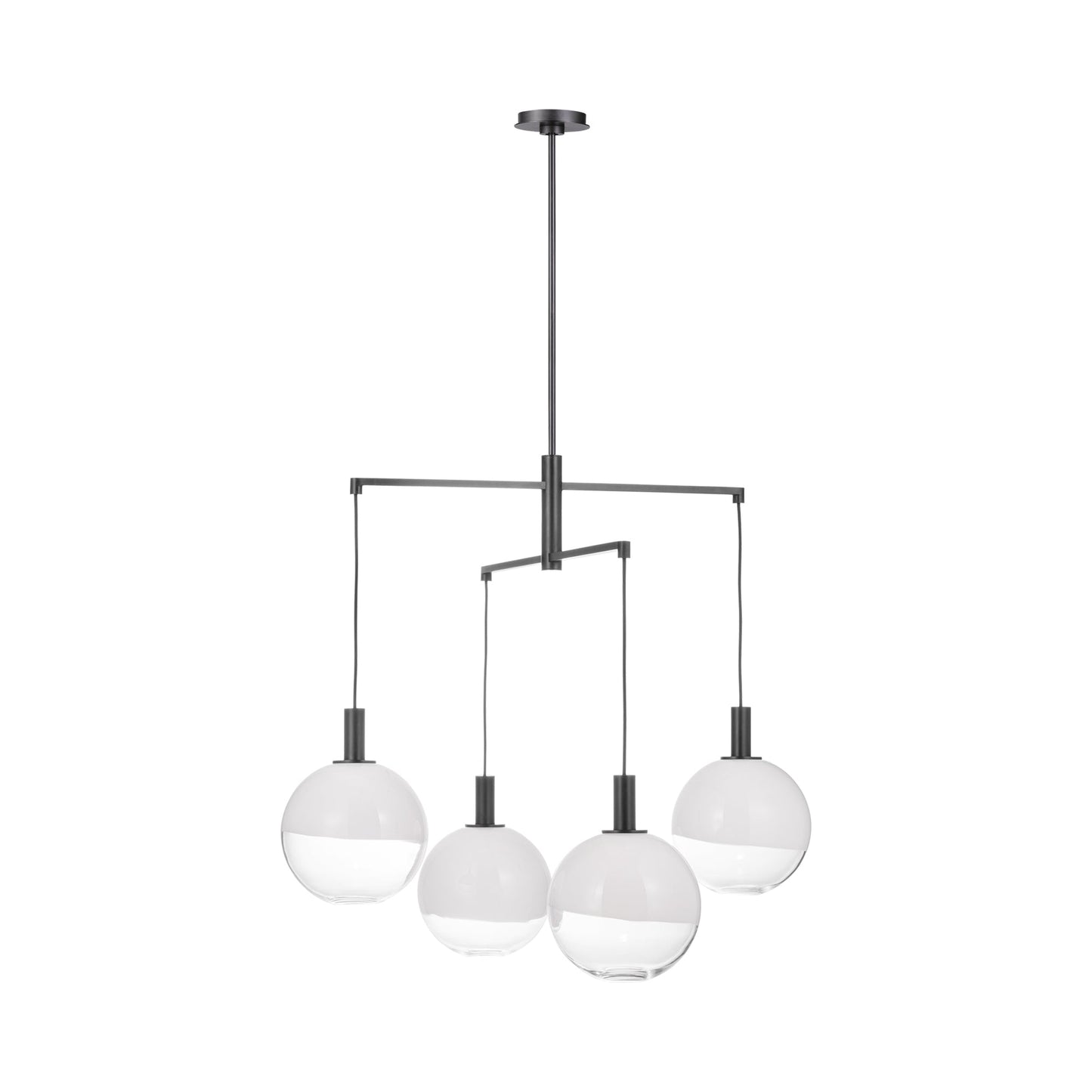 Torian Chandelier in Aged Iron (Large).