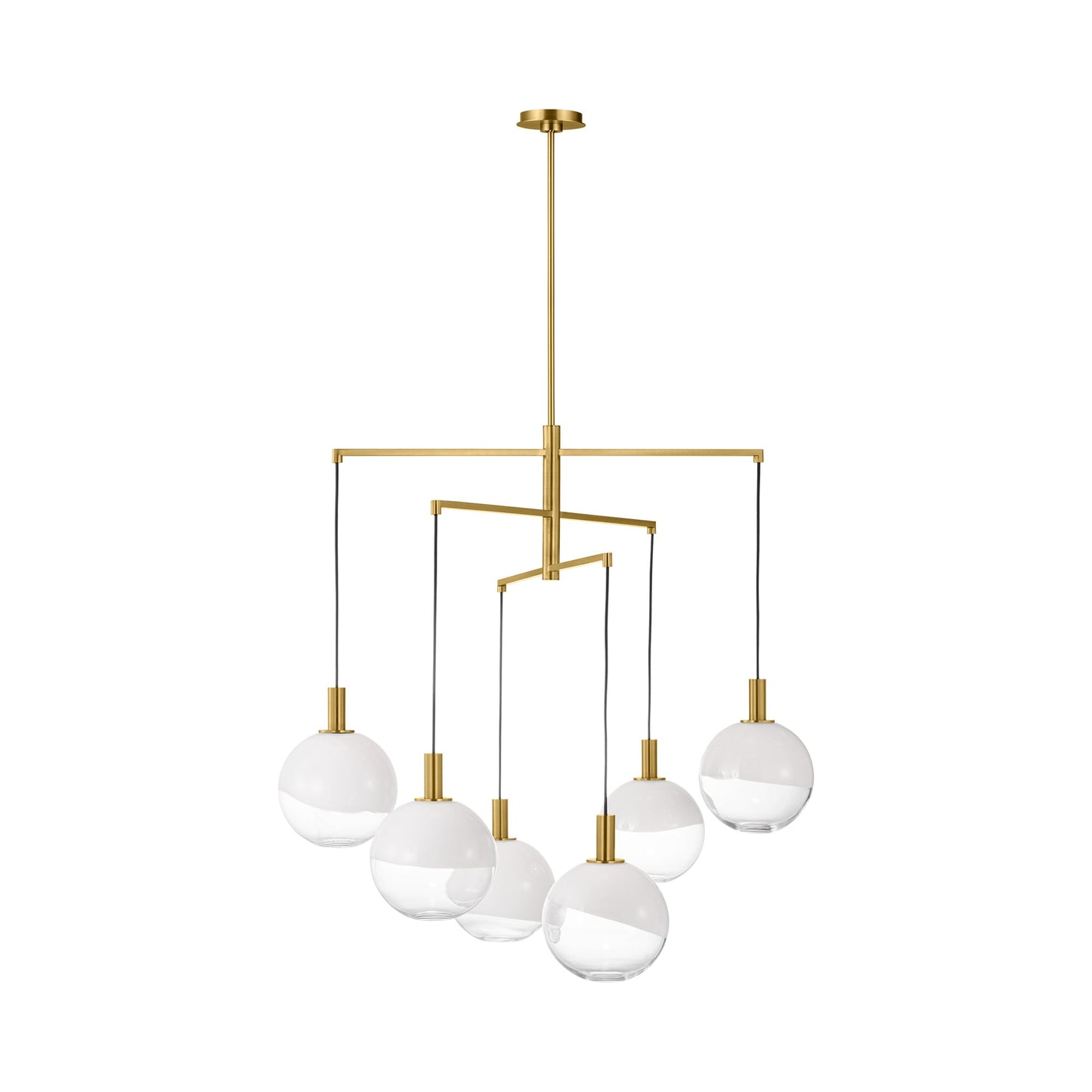 Torian Chandelier in Burnished Brass (X-Large).