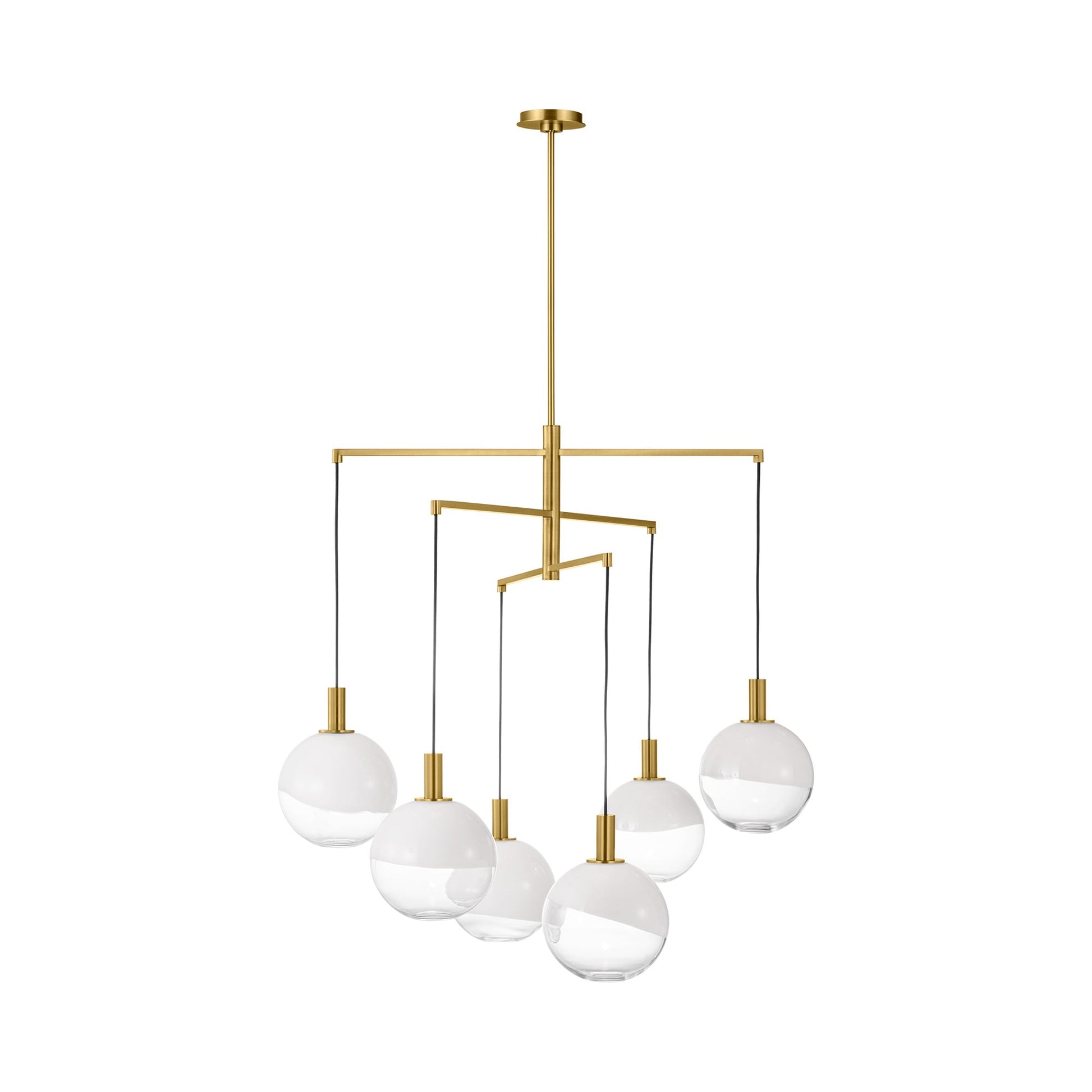 Torian Chandelier in Burnished Brass (X-Large).