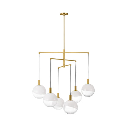 Torian Chandelier in Burnished Brass (X-Large).