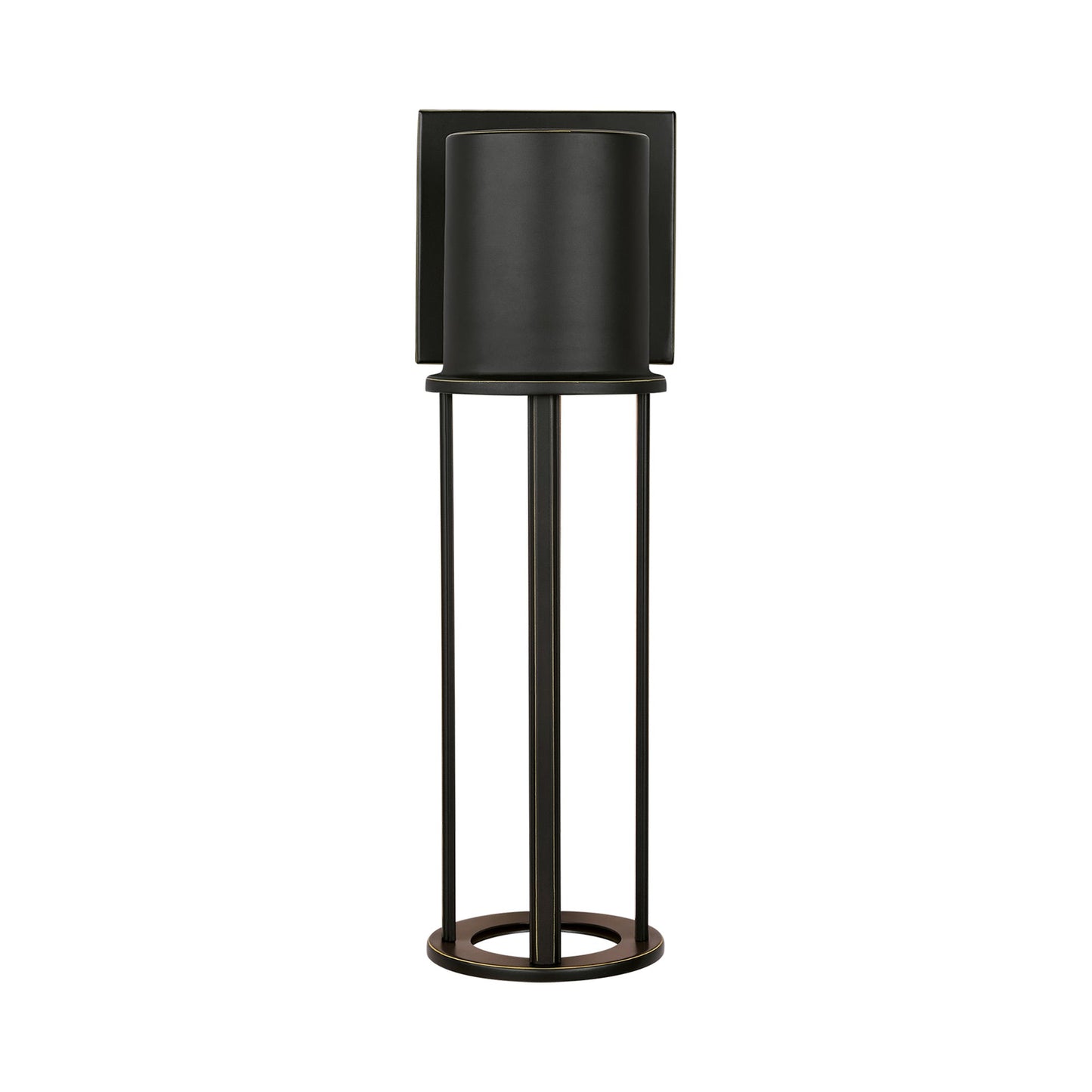 Union Outdoor LED Wall Light in Antique Bronze (Medium).