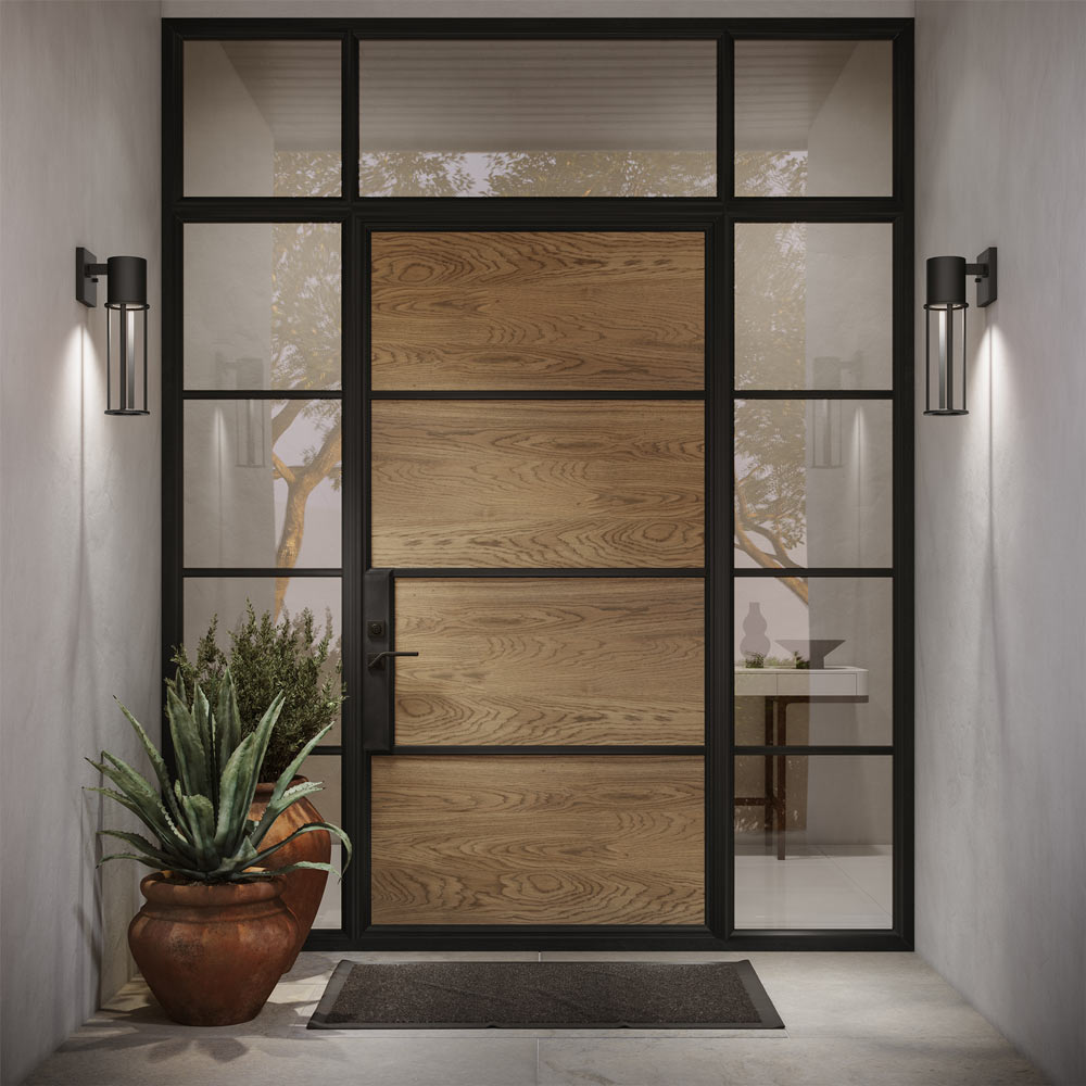 Union Outdoor LED Wall Light in Outside Area.