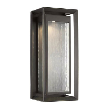 Urbandale Outdoor LED Wall Light in Antique Bronze (28-Inch).