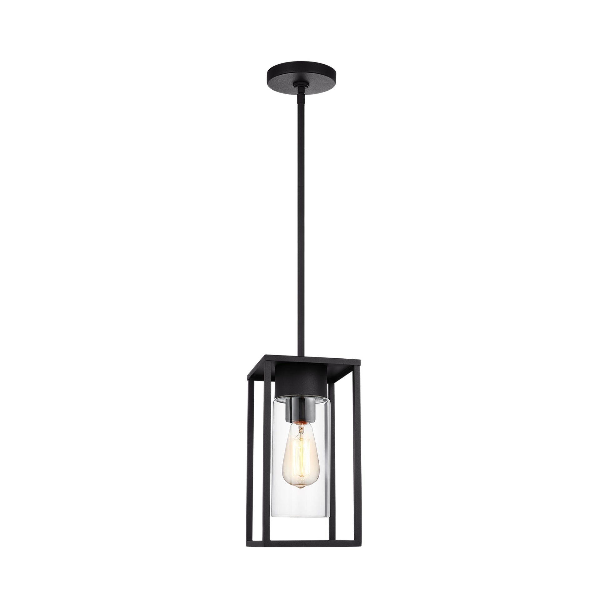 Vado Outdoor Pendant Light in Black.
