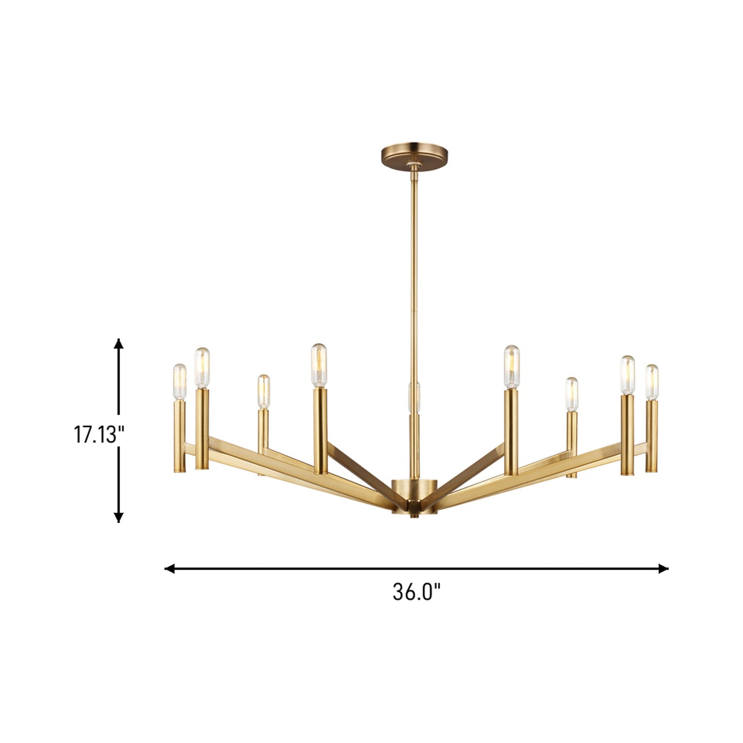 Vector Chandelier - line drawing.