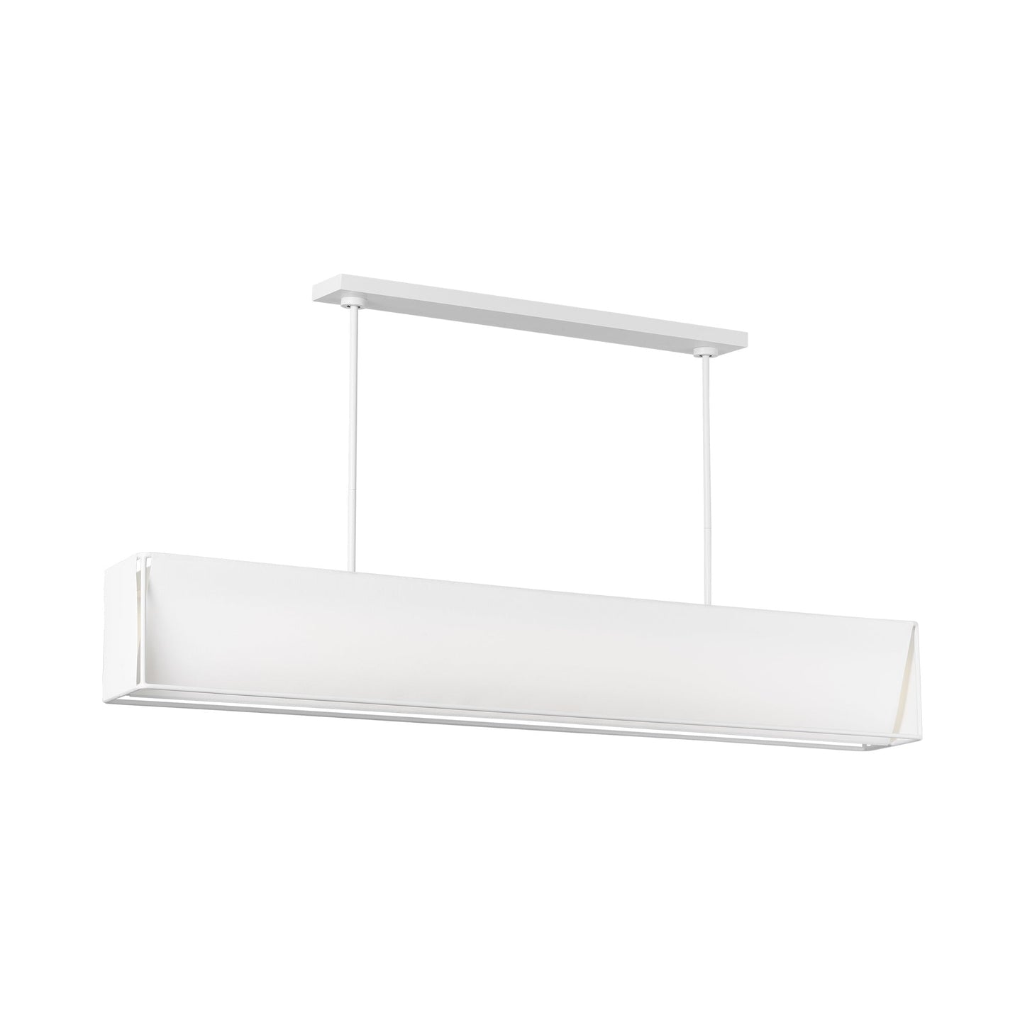 Velero LED Chandelier in Soft Linen.