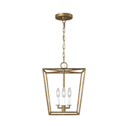 Viota Pendant Light in Casted Gild (Small).