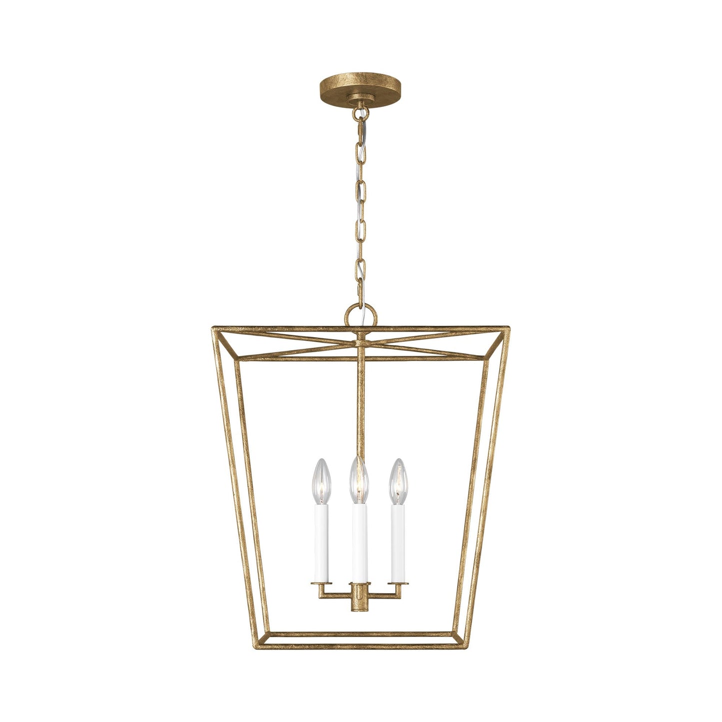 Viota Pendant Light in Casted Gild (Medium).
