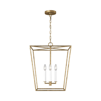 Viota Pendant Light in Casted Gild (Medium).