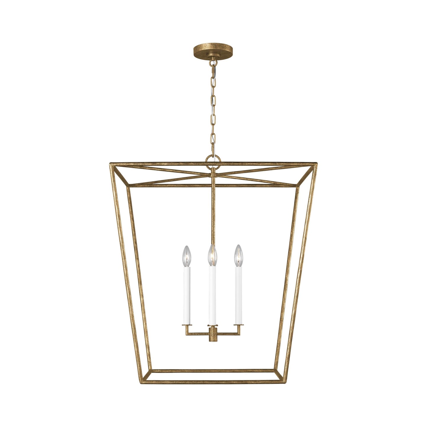 Viota Pendant Light in Casted Gild (Large).