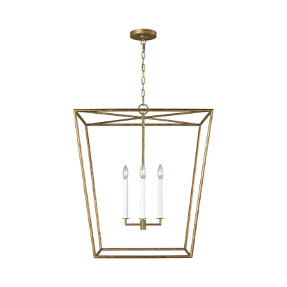 Viota Pendant Light in Casted Gild (Large).