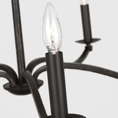 Wellen Chandelier in Detail.