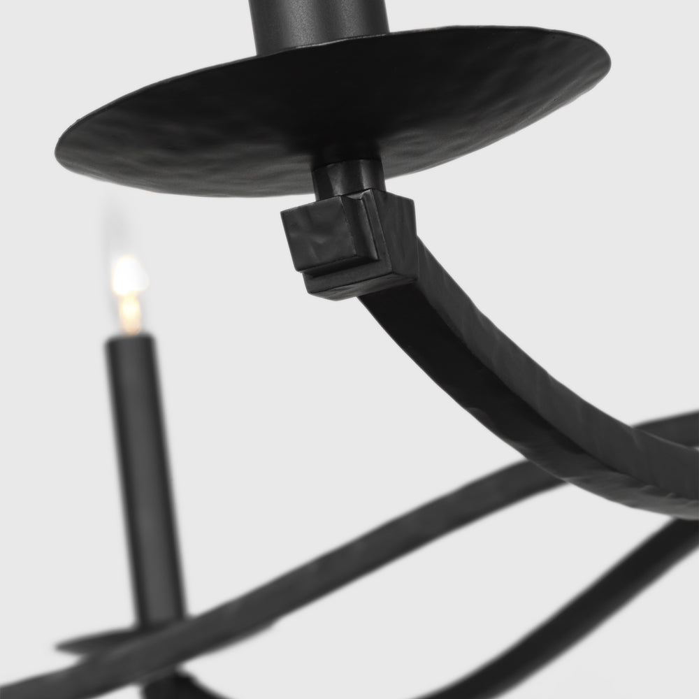 Wellen Chandelier in Detail.