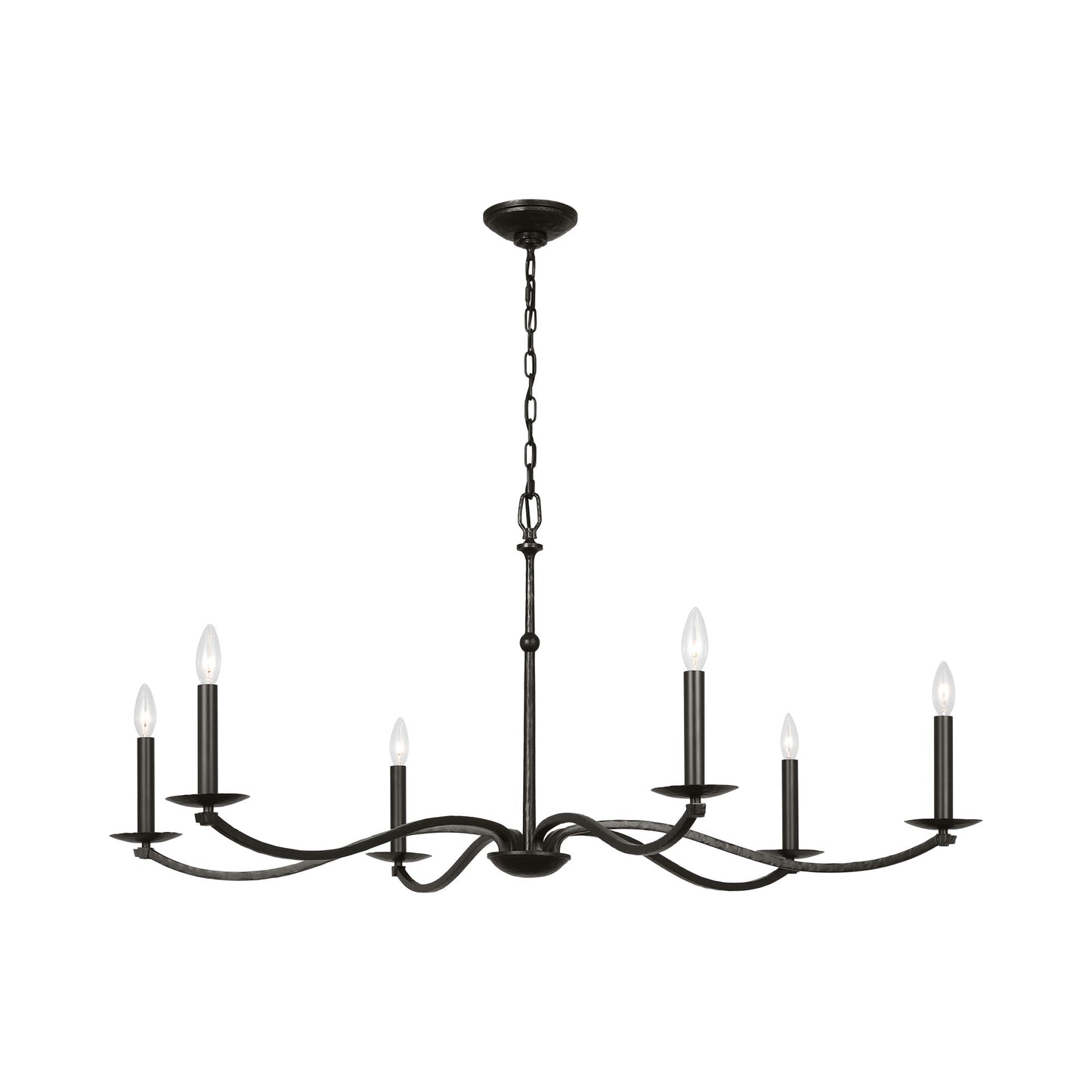 Wellen Chandelier in Detail.