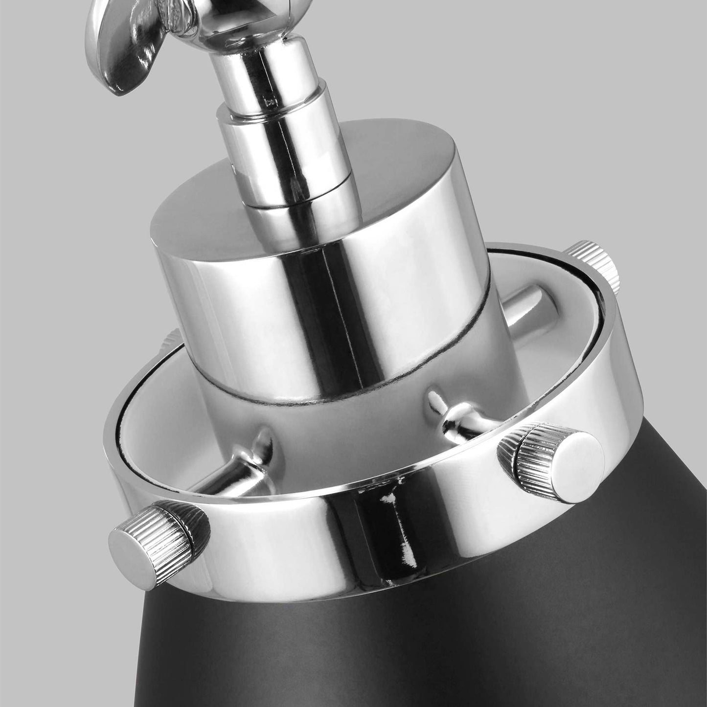Wellfleet Adjustable Cone Wall Light in Detail.