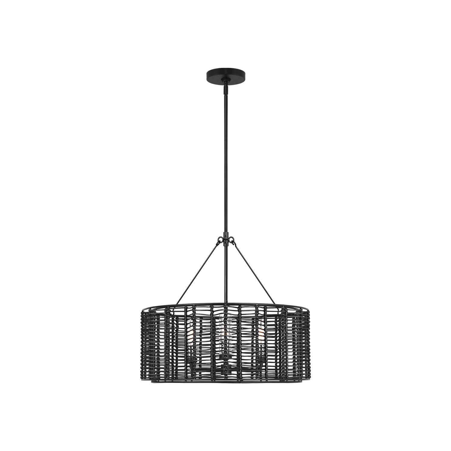 Winslow Pendant Light in Midnight Black (Medium).