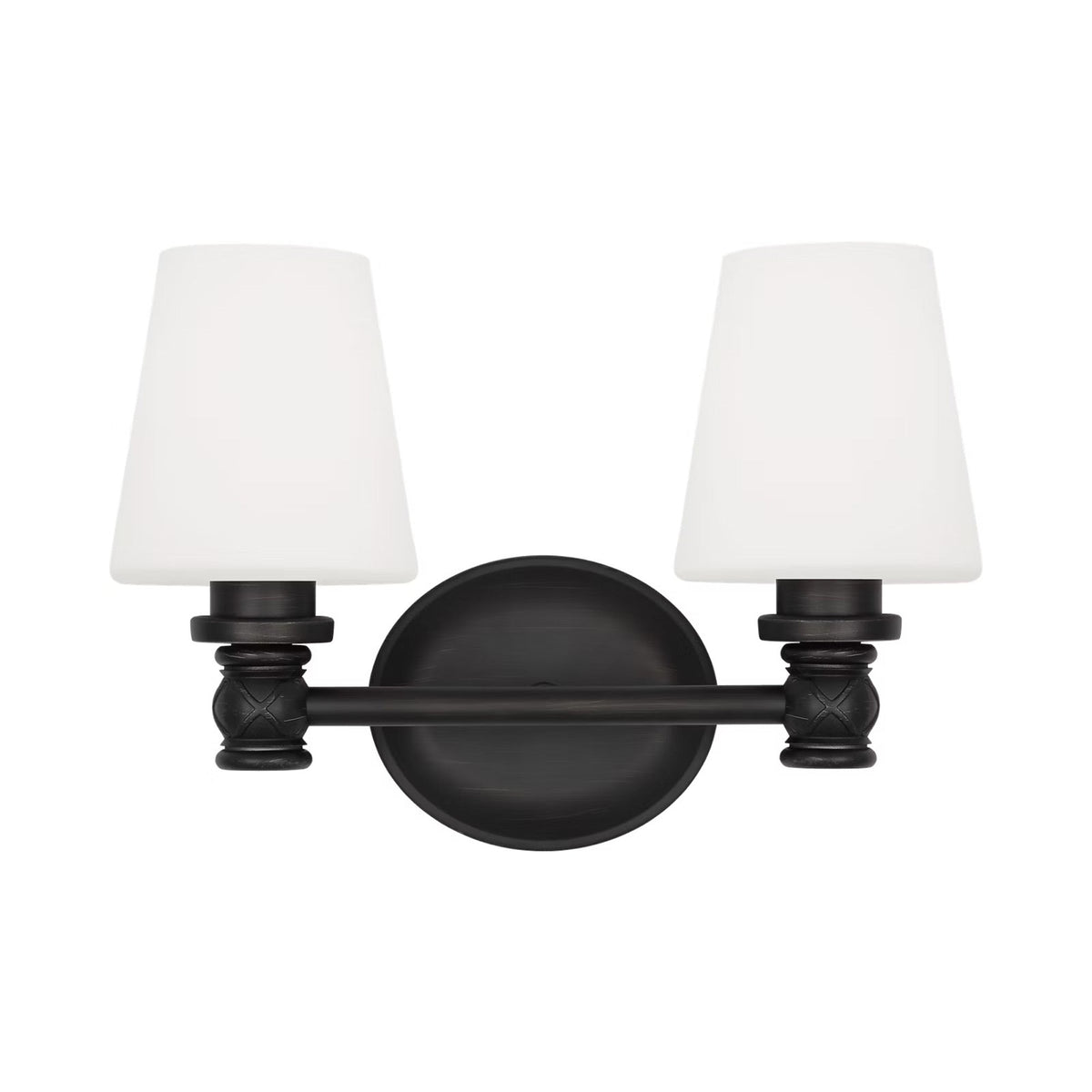 Xavierre Bath Vanity Light in Aged Iron (2-Light).
