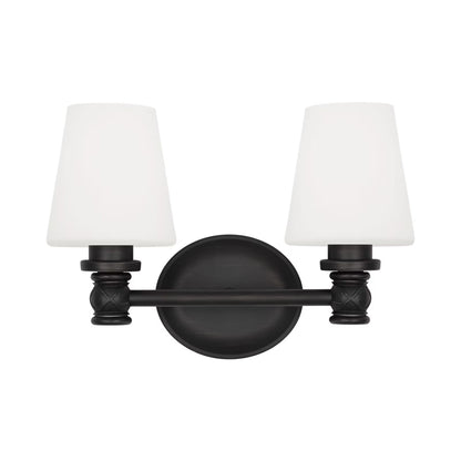 Xavierre Bath Vanity Light in Aged Iron (2-Light).