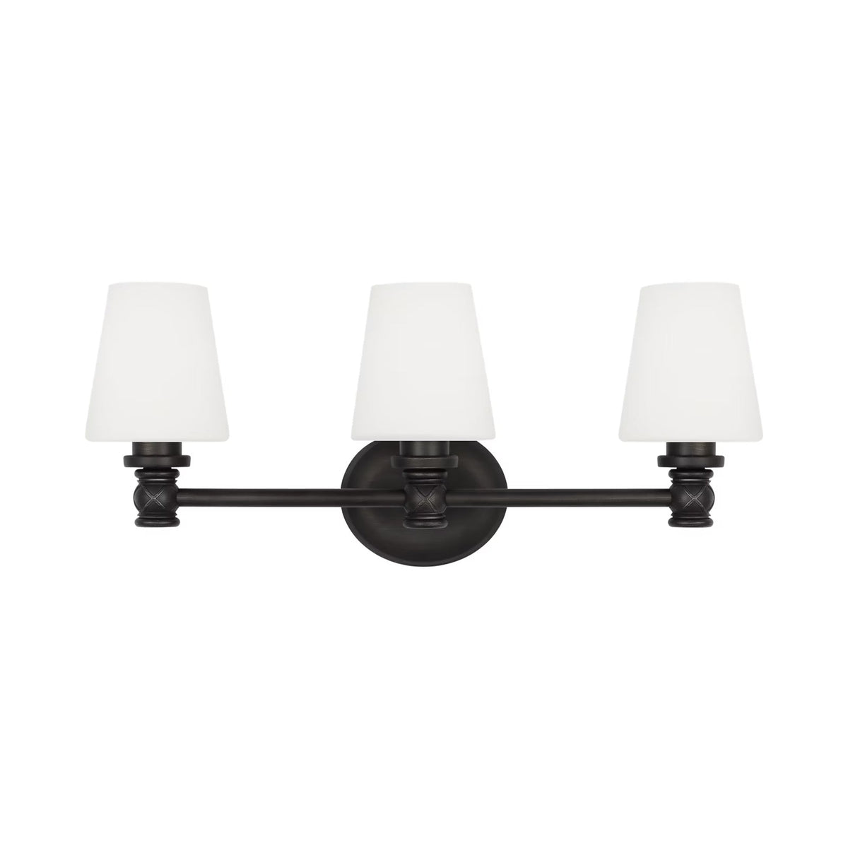 Xavierre Bath Vanity Light in Aged Iron (3-Light).
