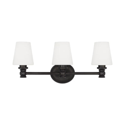 Xavierre Bath Vanity Light in Aged Iron (3-Light).