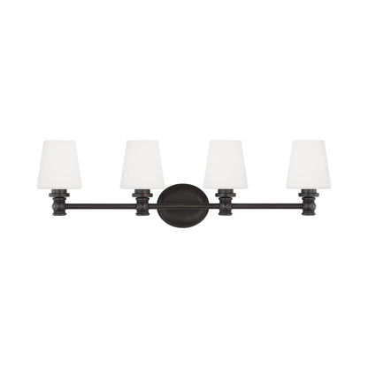 Xavierre Bath Vanity Light in Aged Iron (4-Light).